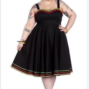 HELL BUNNY MARIANNE DRESS PINUP VINTAGE